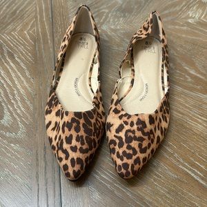 Time and True Cheetah Print Flats, 8.5